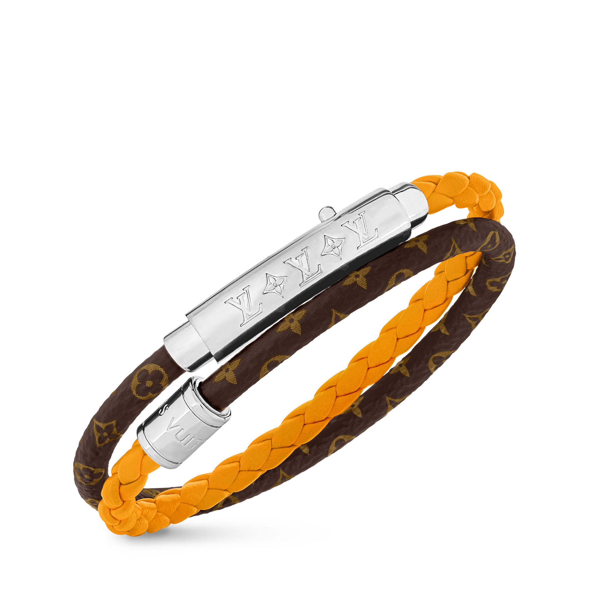 Monogram Double Spin Bracelet Monogram Canvas in Men