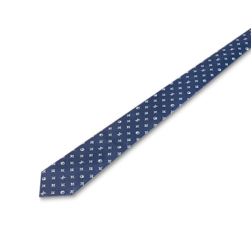Monogram Eclipse Tie S00 in Men's Accessories Ties and Pocket Squares collections by Louis Vuitton (Product zoom)