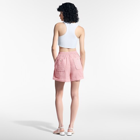 Monogram Fil Coupé Boxer Shorts in Women's Ready-to-Wear Skirts and Shorts collections by Louis Vuitton (Product zoom)