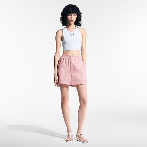 Monogram Fil Coupé Boxer Shorts in Women's Ready-to-Wear Skirts and Shorts collections by Louis Vuitton (Product zoom)