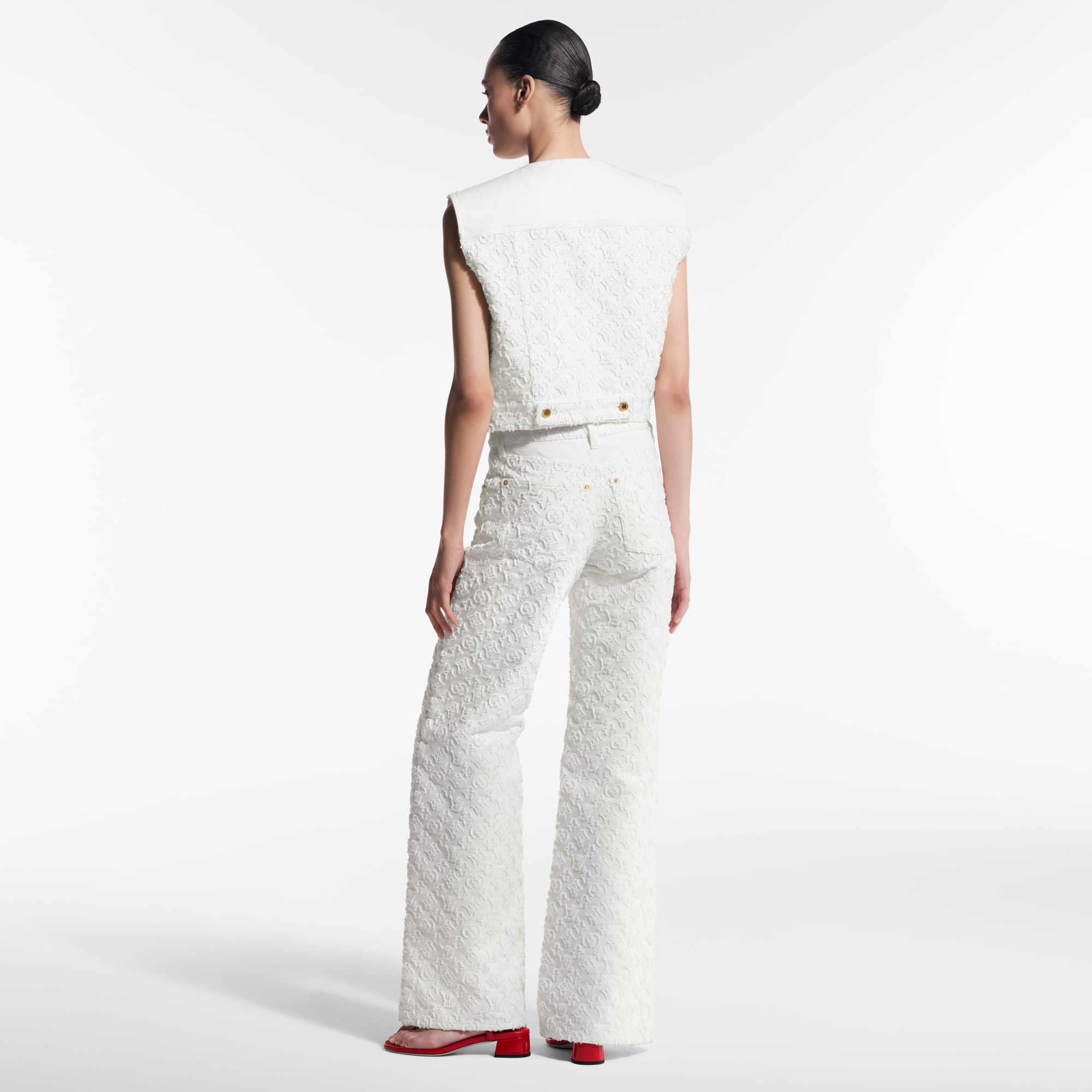 Monogram Fil Coupé Jeans   in Women