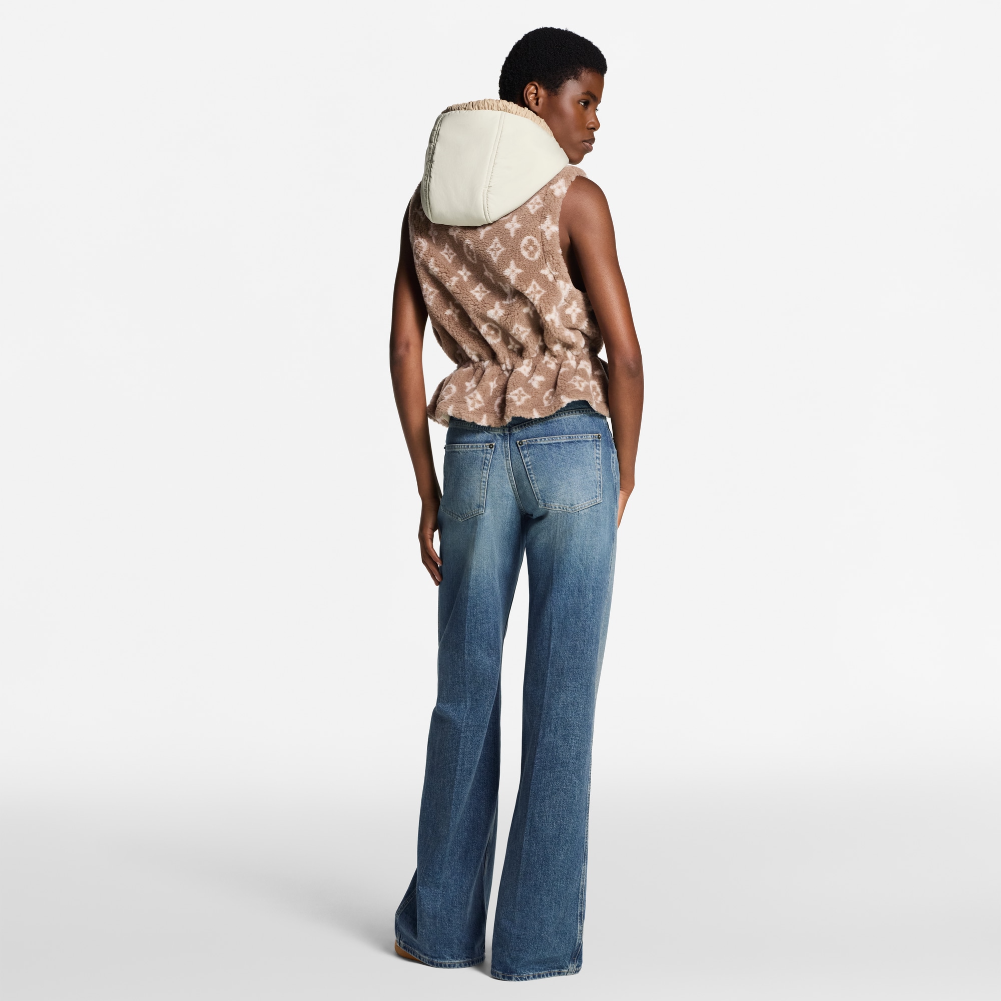 Monogram Fleece Gilet  in Women