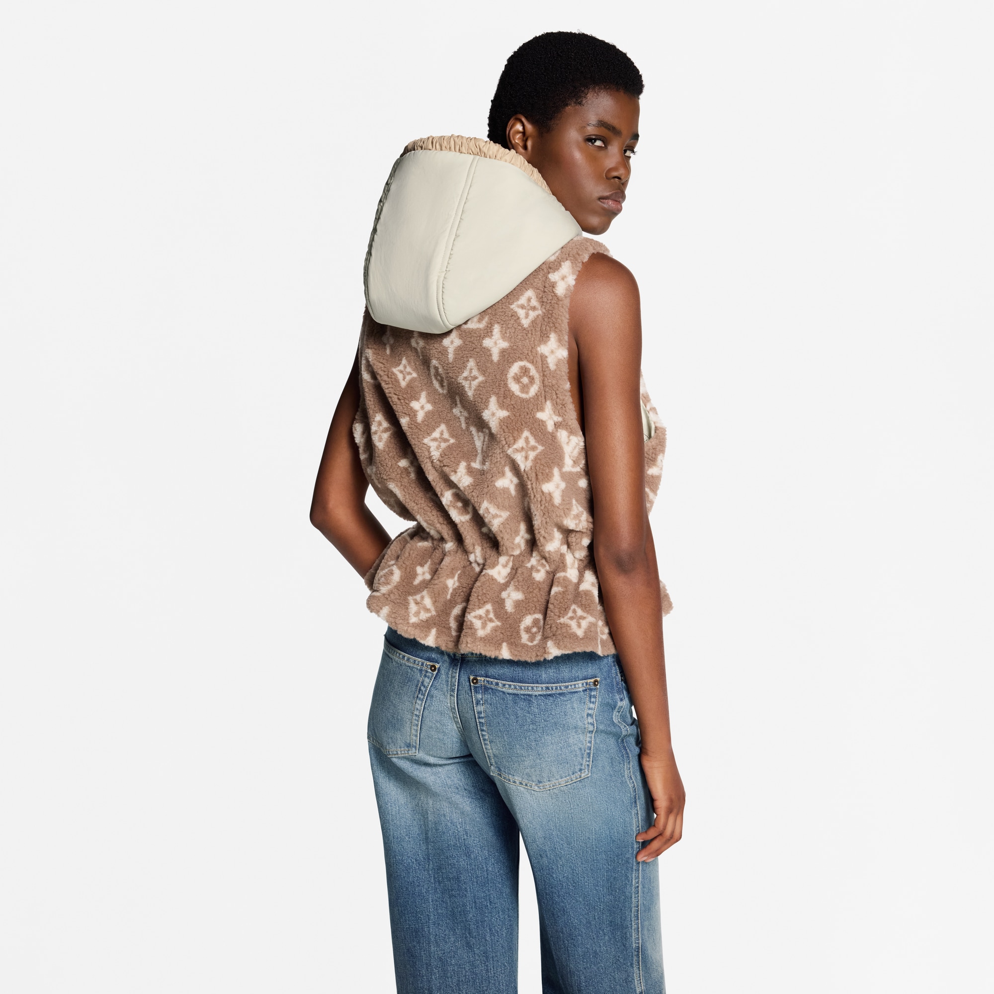 Monogram Fleece Gilet  in Women