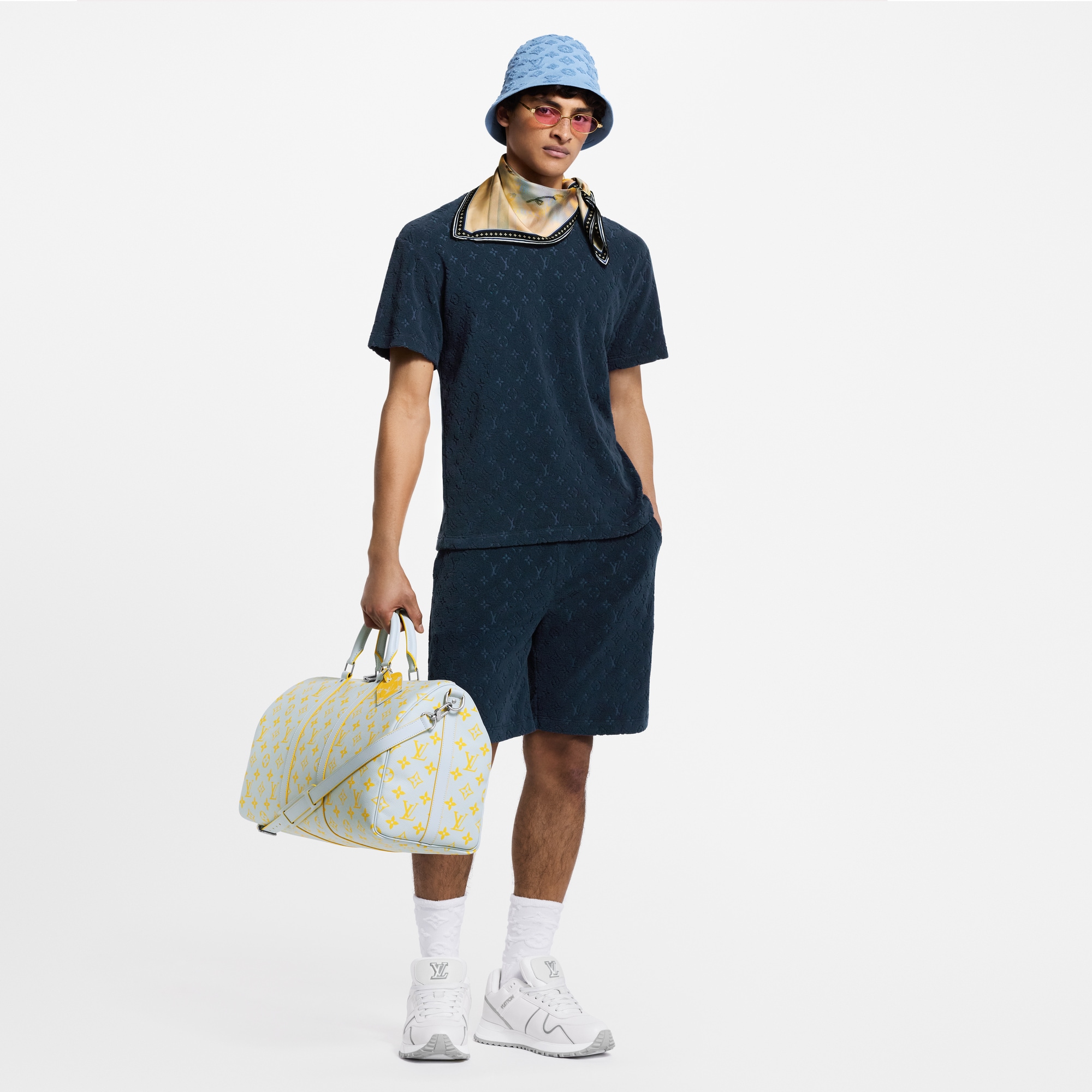 Monogram French Terry T-Shirt  in Men