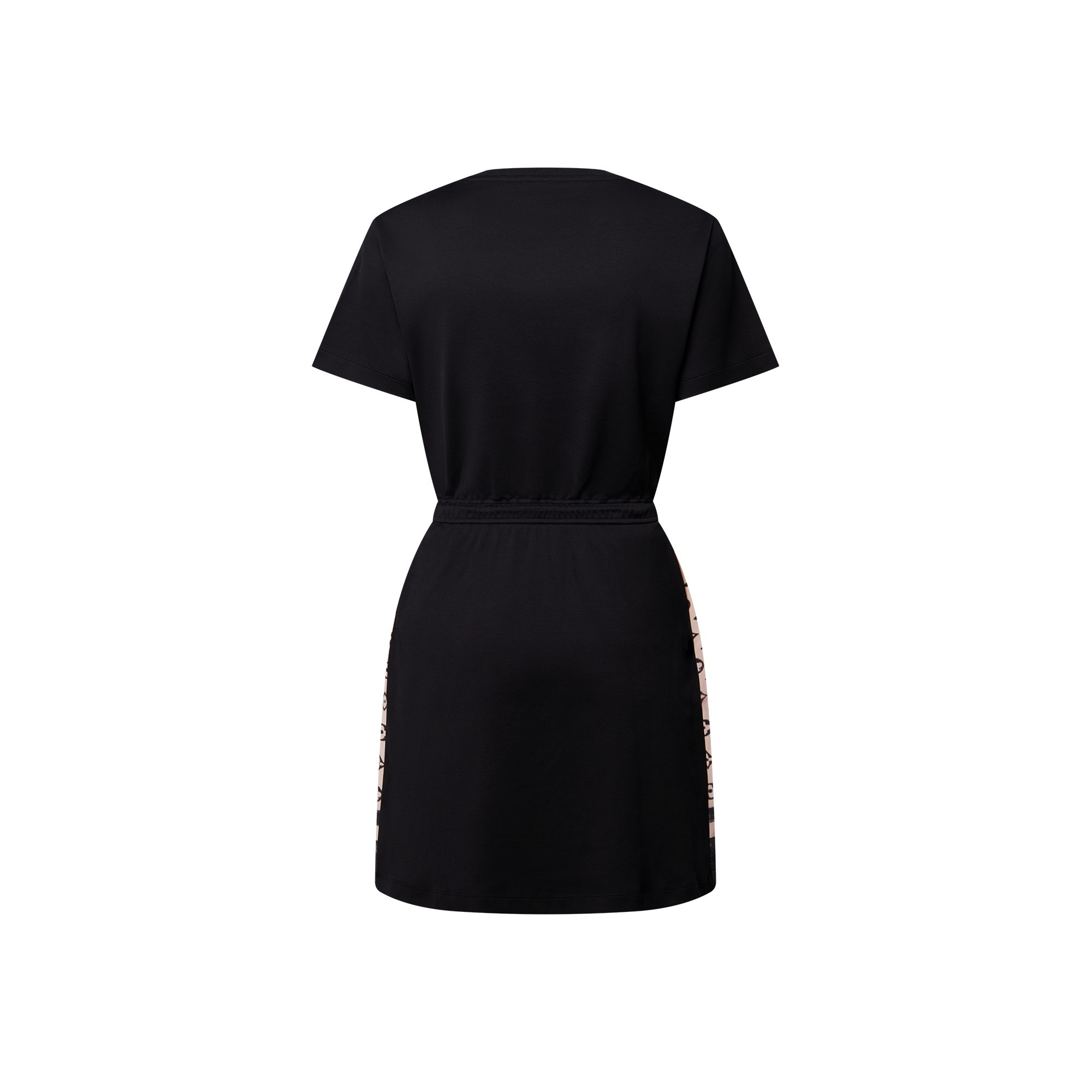 Monogram Front Drawstring Dress  in Women