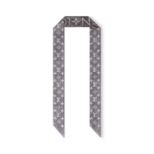 Monogram Infinity Denim BB Bandeau S00 in Women's Accessories Silk Squares and Bandeaux collections by Louis Vuitton (Product zoom)