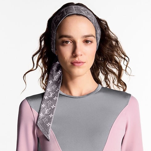 Monogram Infinity Denim BB Bandeau S00 in Women's Accessories Silk Squares and Bandeaux collections by Louis Vuitton (Product zoom)