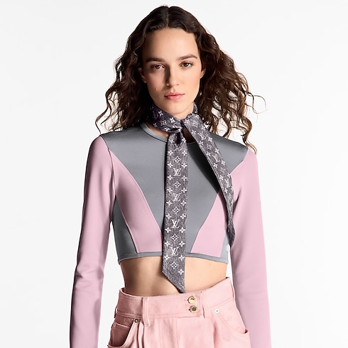 Monogram Infinity Denim BB Bandeau S00 in Women's Accessories Silk Squares and Bandeaux collections by Louis Vuitton (Product zoom)