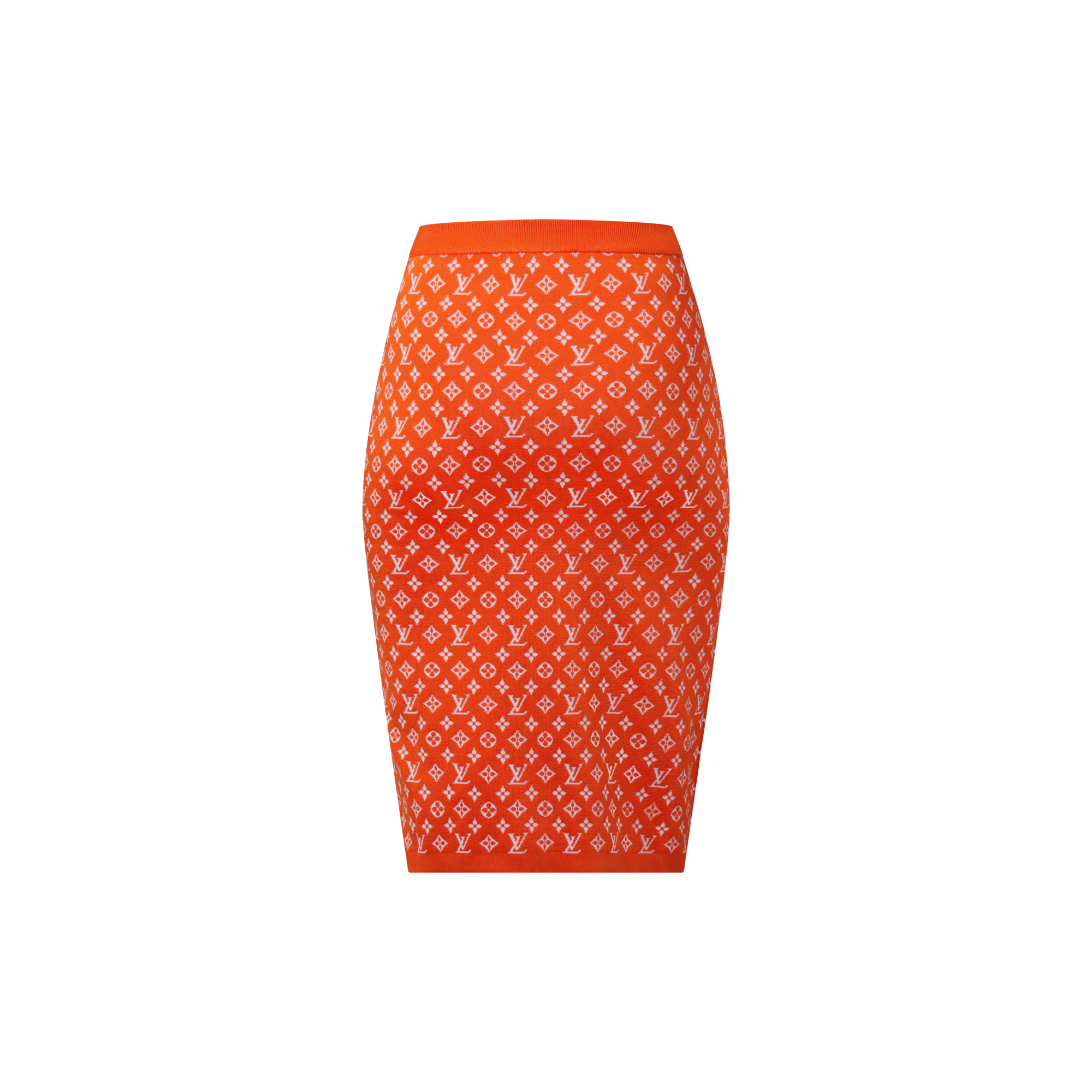 Monogram Jacquard Knit Skirt  in Women