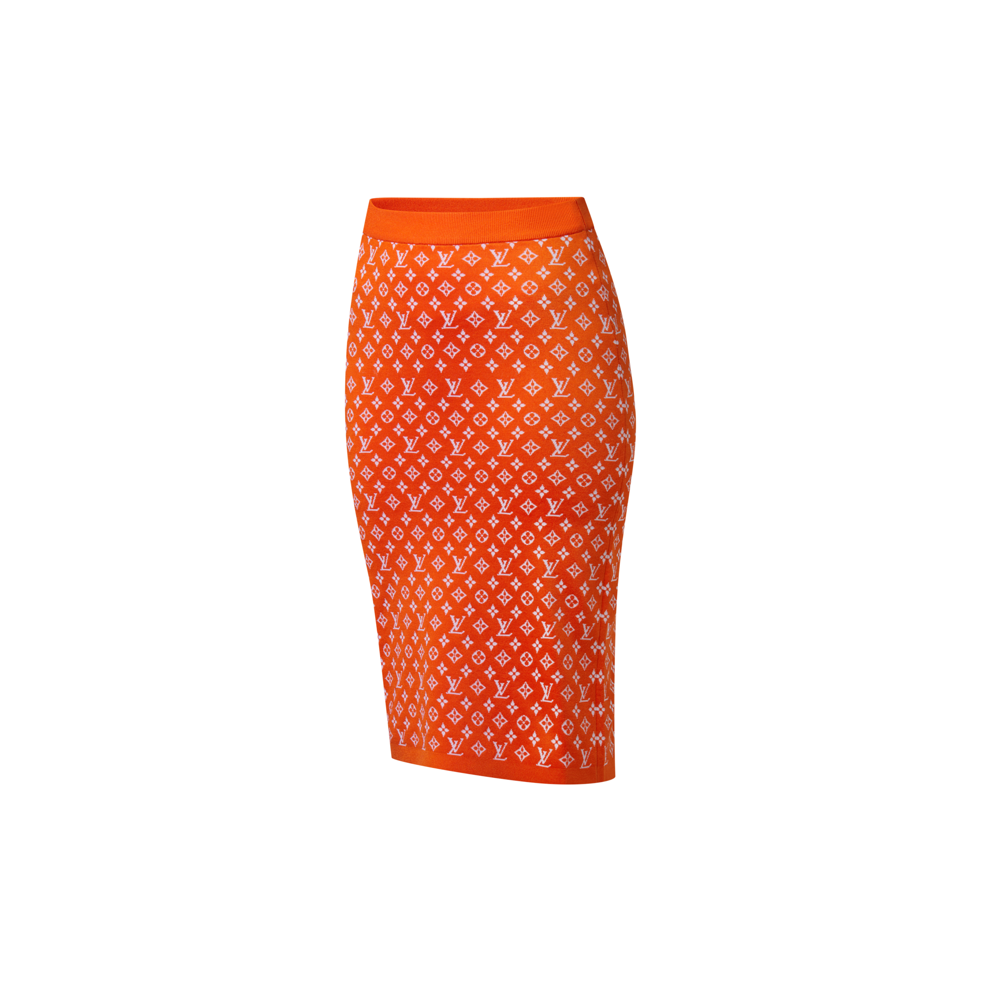 Monogram Jacquard Knit Skirt  in Women