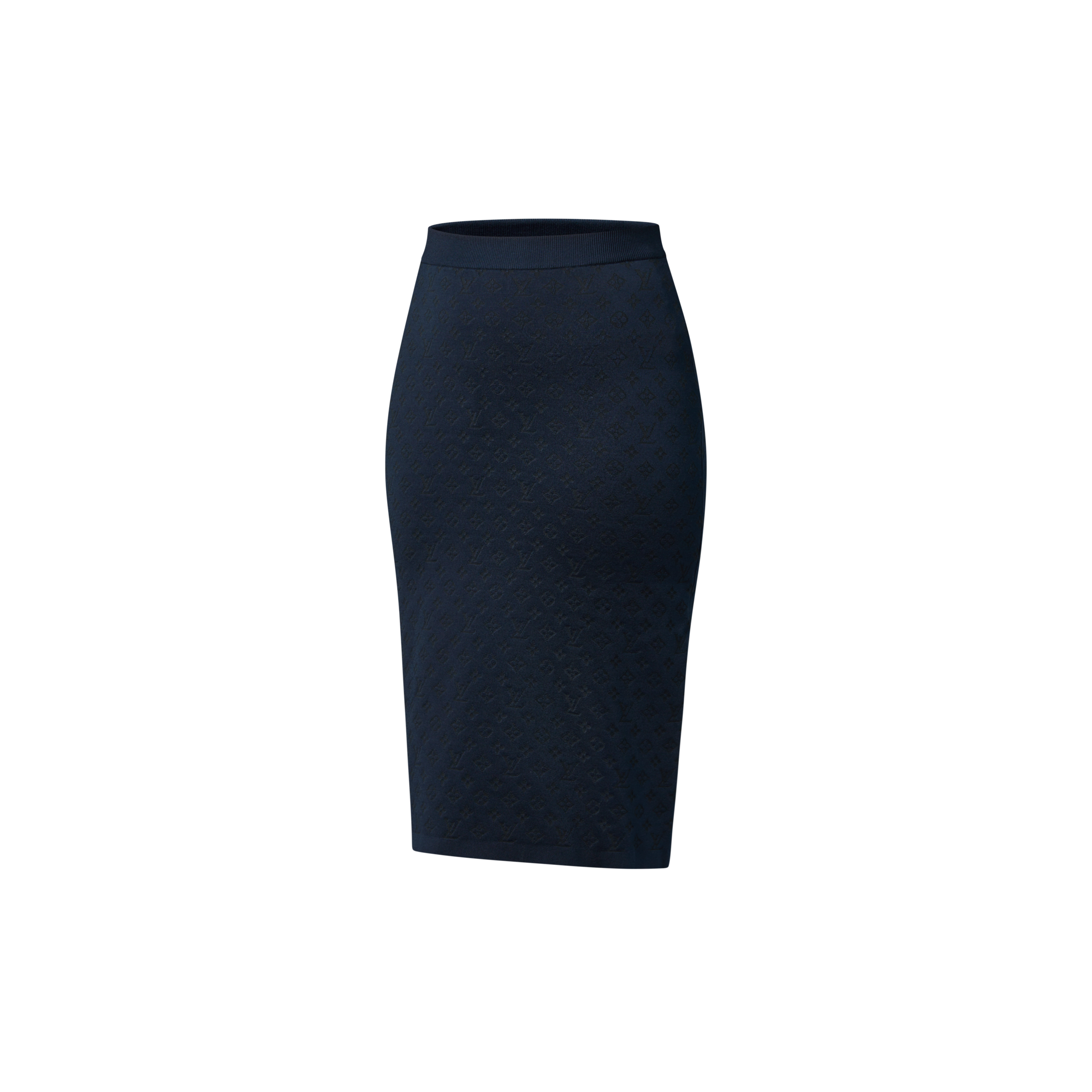 Monogram Jacquard Knit Skirt  in New