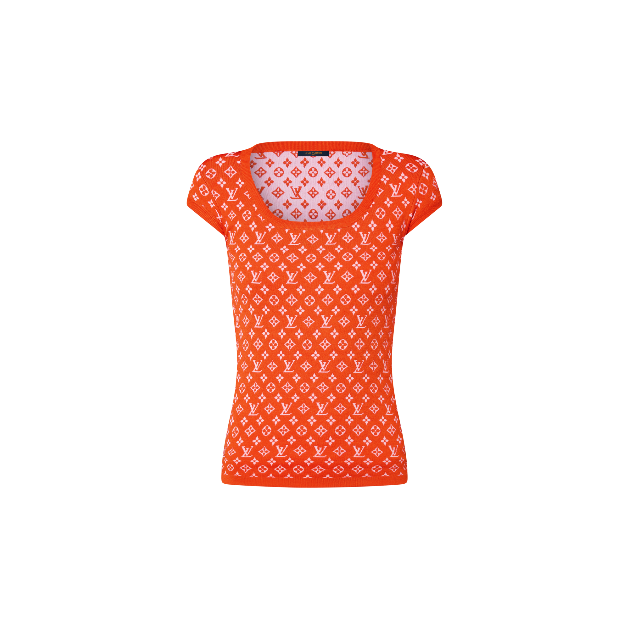 Monogram Jacquard Knit Top  in Women