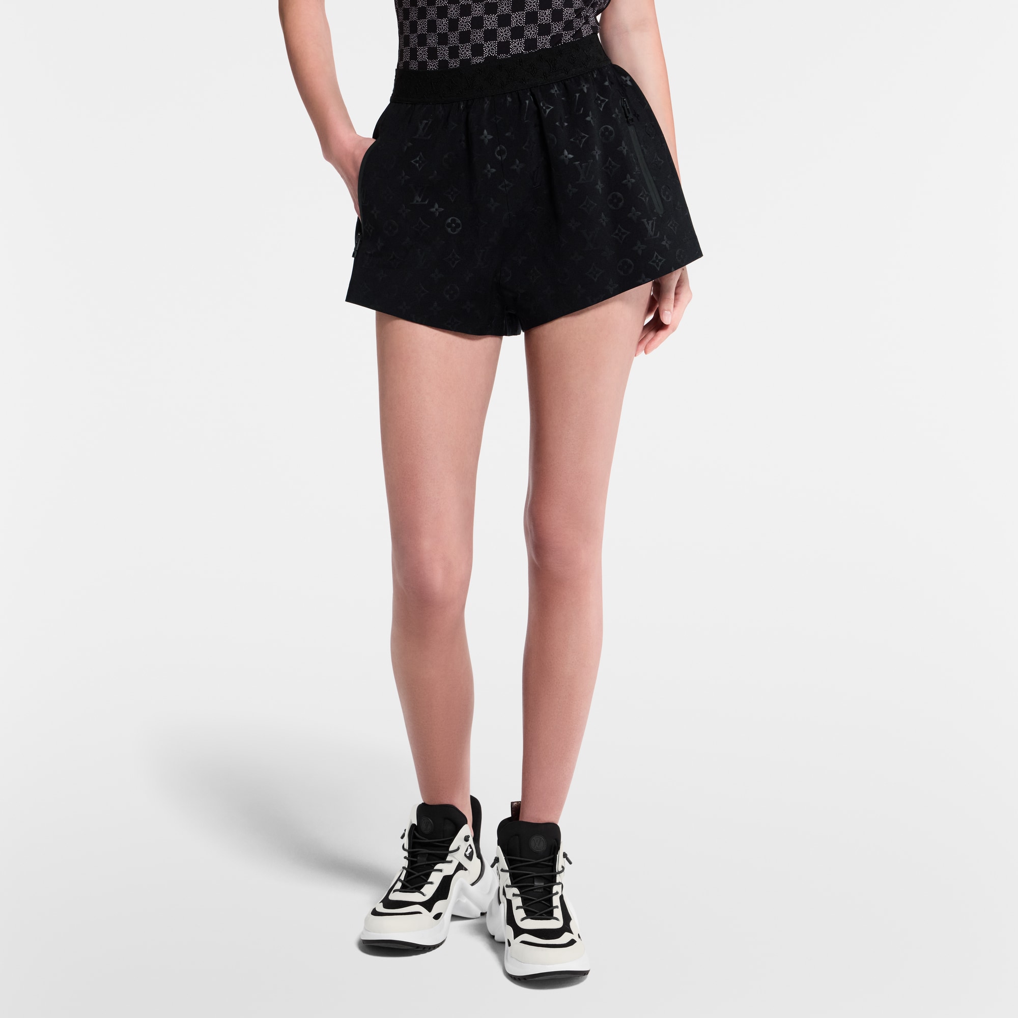 Monogram Jogging Shorts  in Women