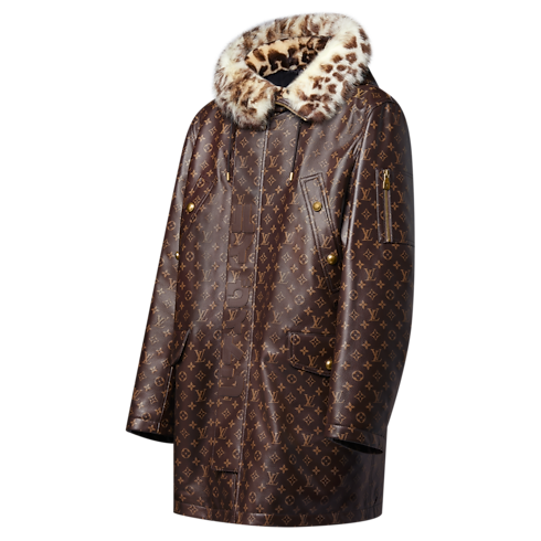 Monogram Leather Parka in Men's Ready-to-Wear Outerwear and Coats collections by Louis Vuitton (Product zoom)