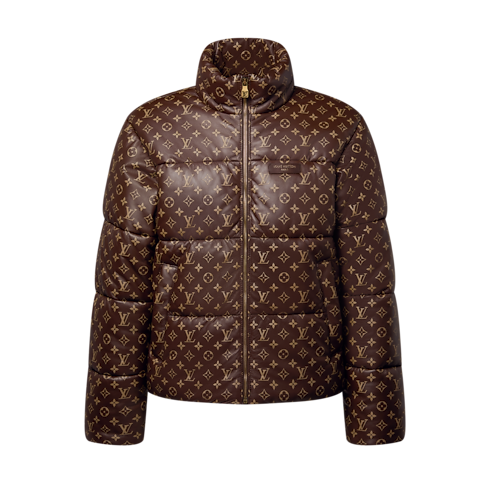 Monogram Leather Puffer Jacket in Men's Ready-to-Wear Outerwear and Coats collections by Louis Vuitton (Product zoom)