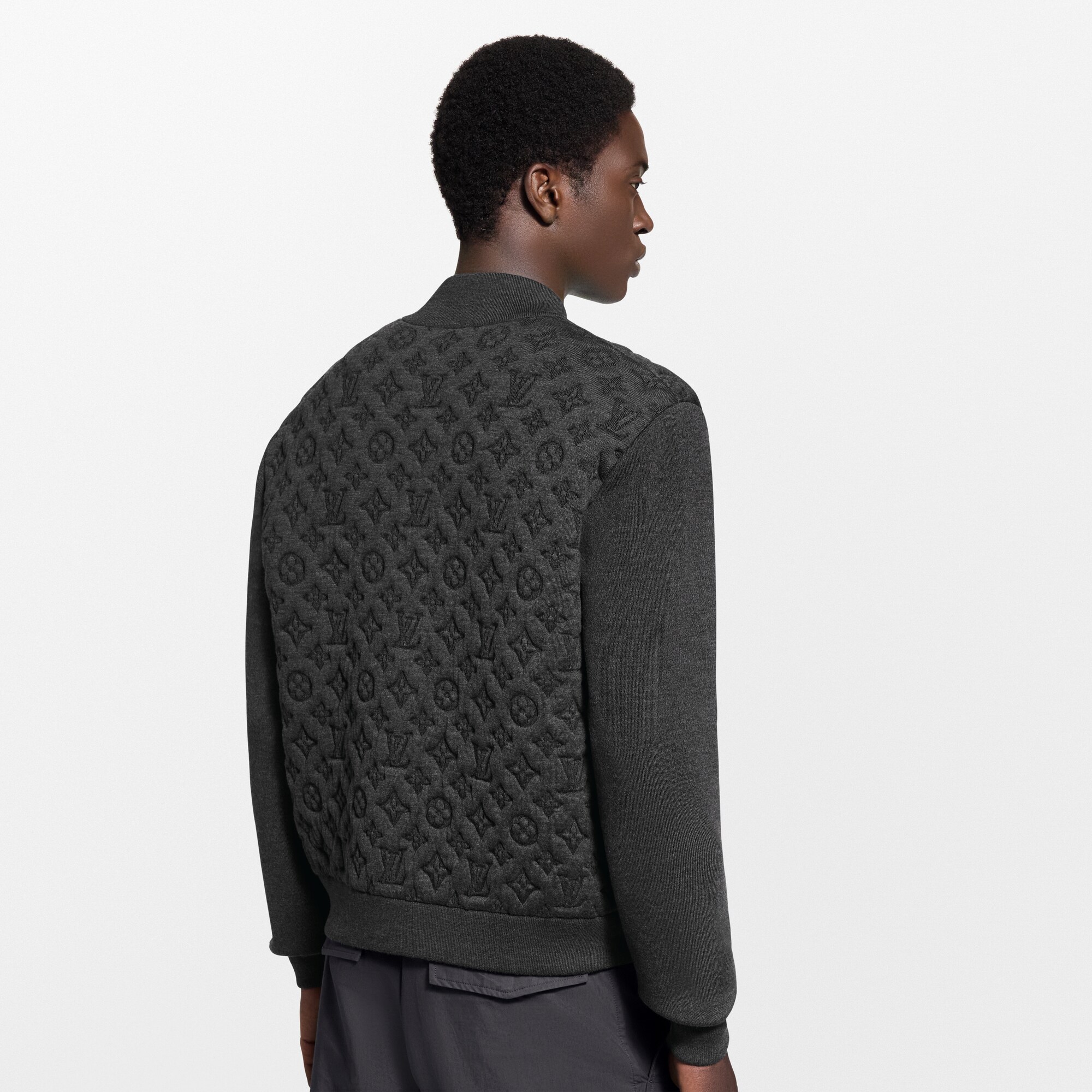 Monogram Padded Bomber  in Men