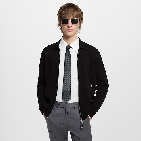 Monogram Pinstripes Tie S00 in New's For Men New Formal collections by Louis Vuitton (Product zoom)