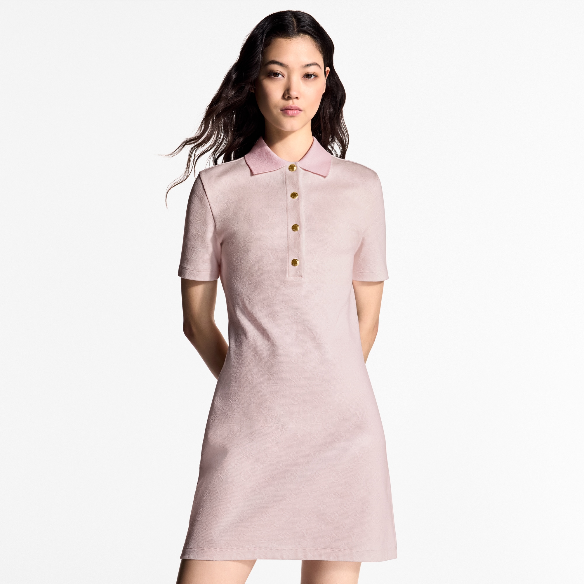 Monogram Piqué Polo Dress   in Women