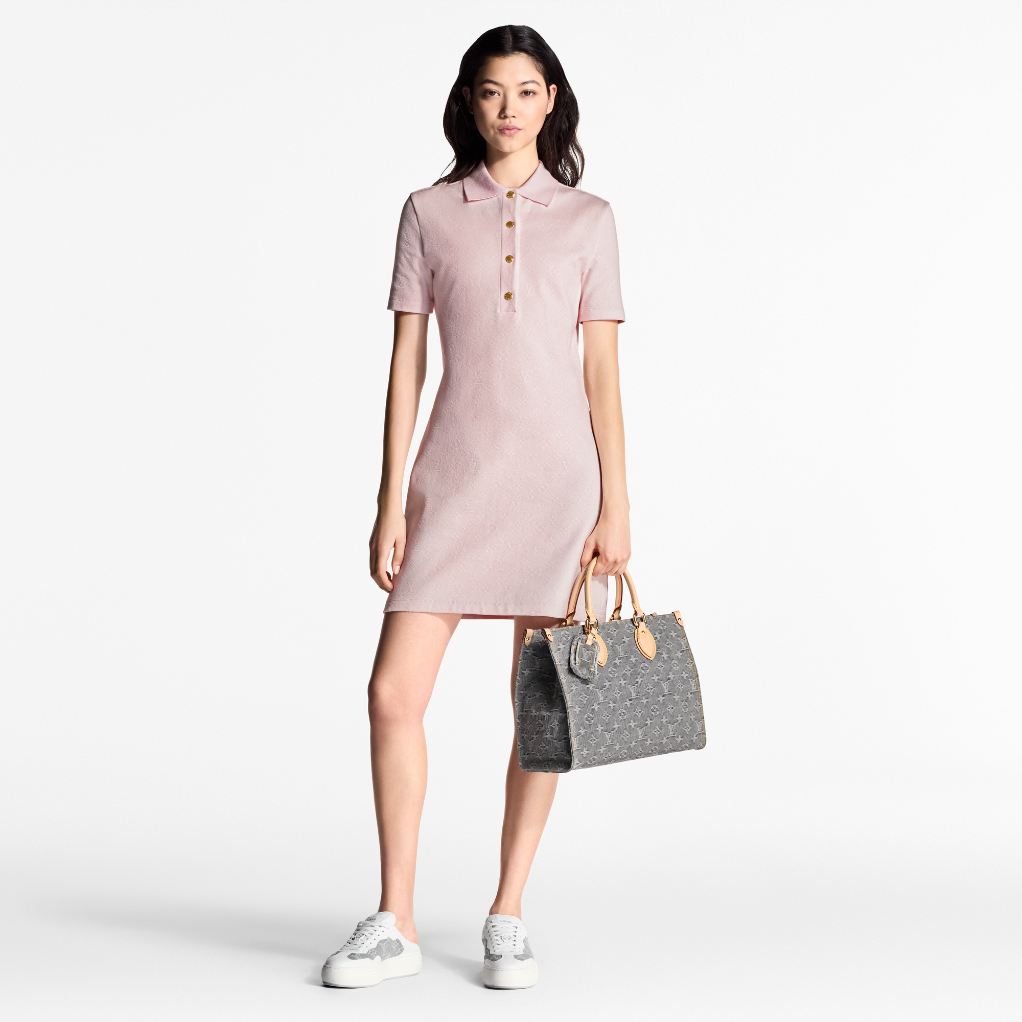 Monogram Piqué Polo Dress   in Women