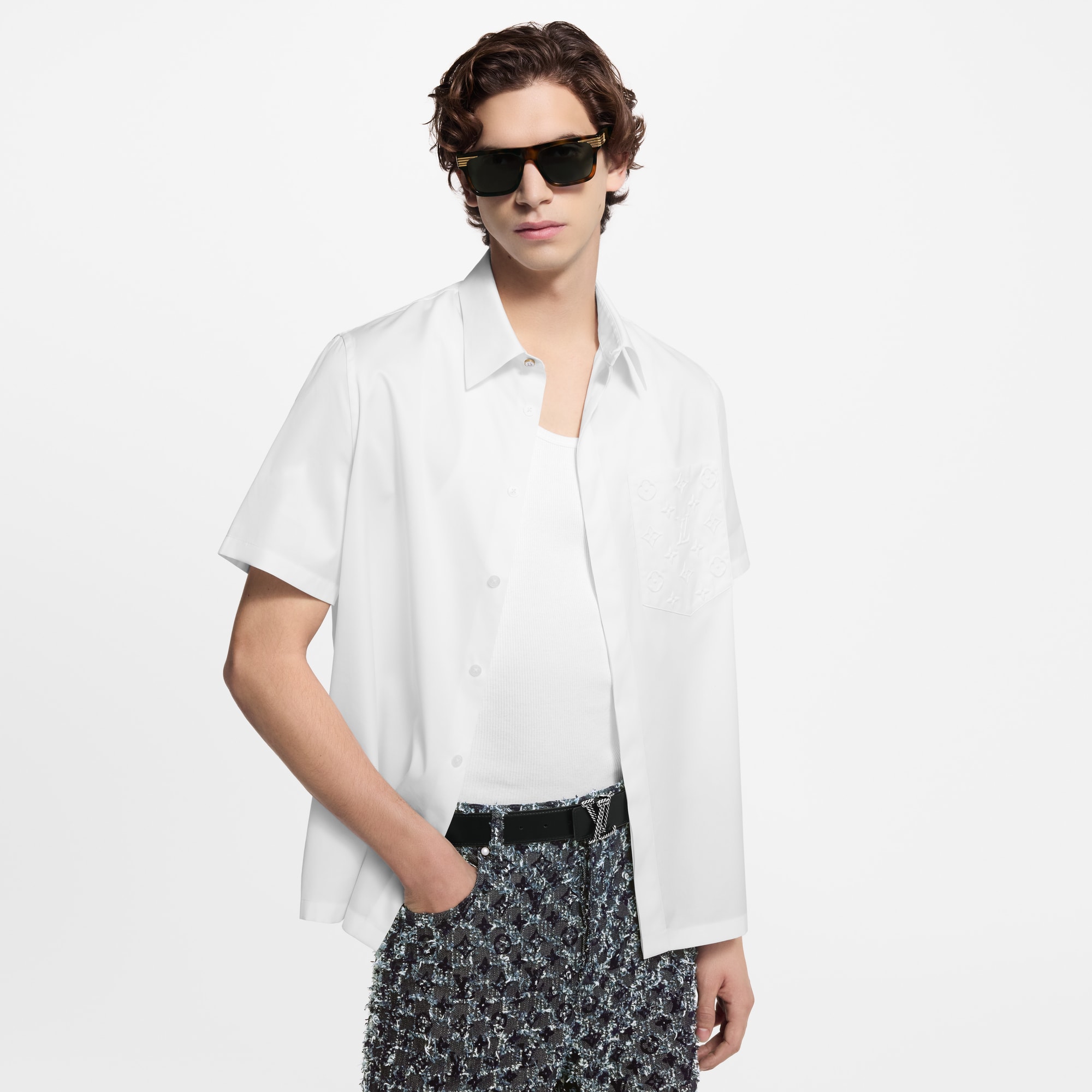 Monogram Pocket Short-Sleeved Shirt  in Men