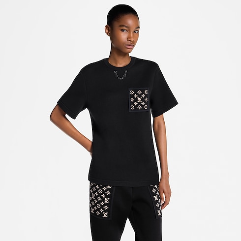 Monogram Pocket T-Shirt in Women's Ready-to-Wear Tops collections by Louis Vuitton (Product zoom)