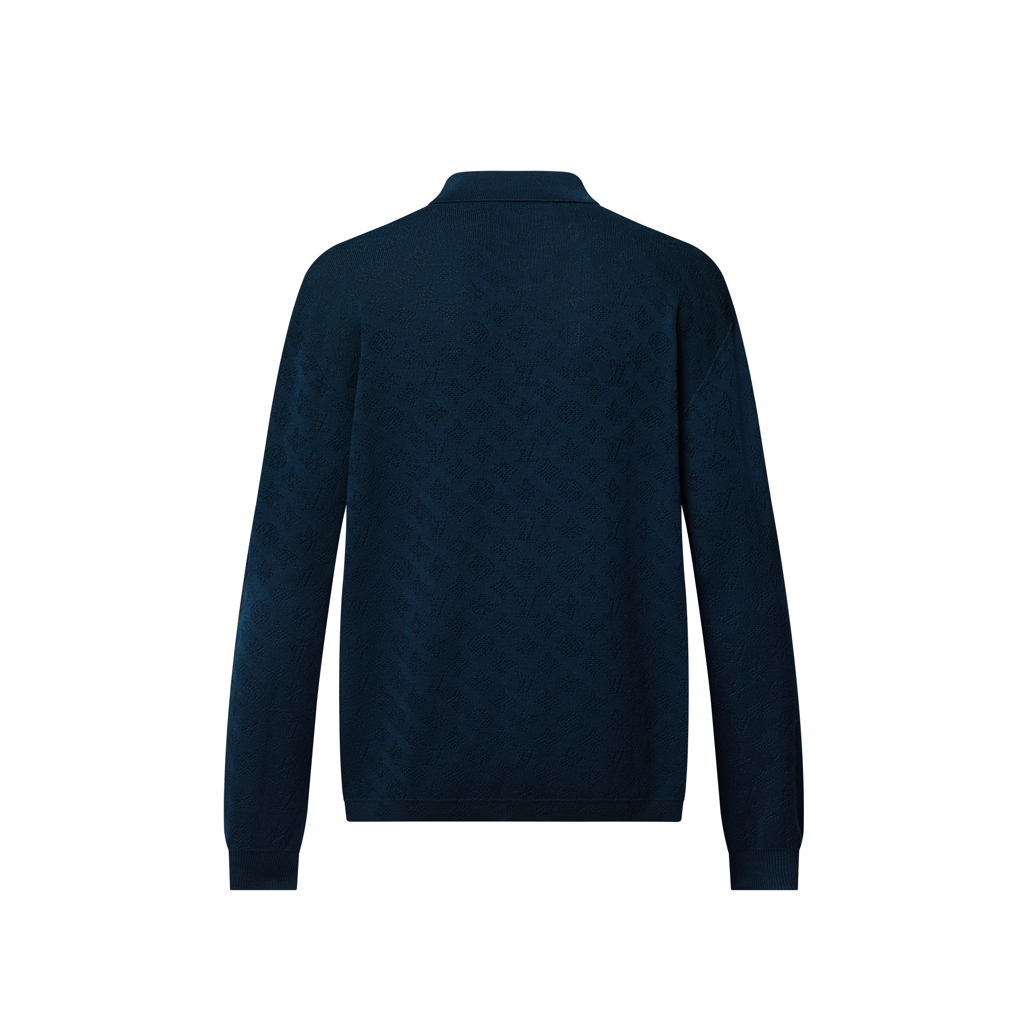 Monogram Pointelle Cotton Overshirt  in Men