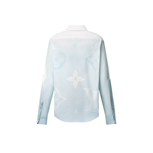 Monogram Printed Long-Sleeved Cotton Poplin Shirt in Men's Ready-to-Wear Shirts collections by Louis Vuitton (Product zoom)