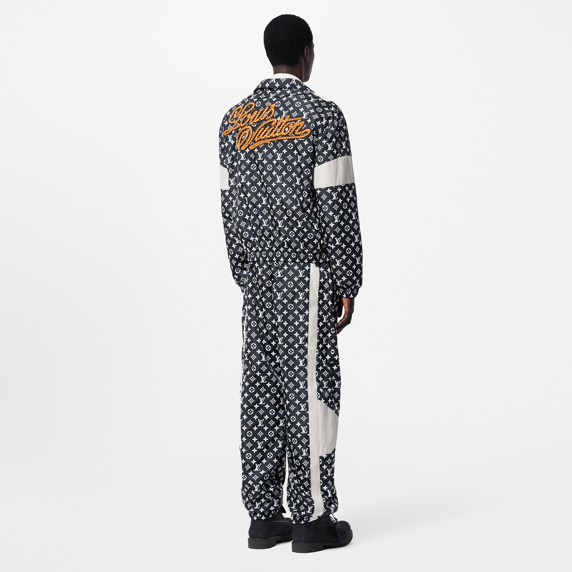 Monogram Printed Technical Track Pants  in Men