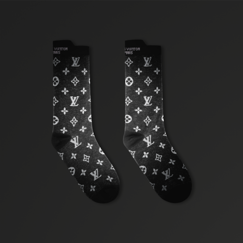 Monogram Reflective Socks S00 in Men's Accessories Hats, Beanies and Gloves collections by Louis Vuitton
