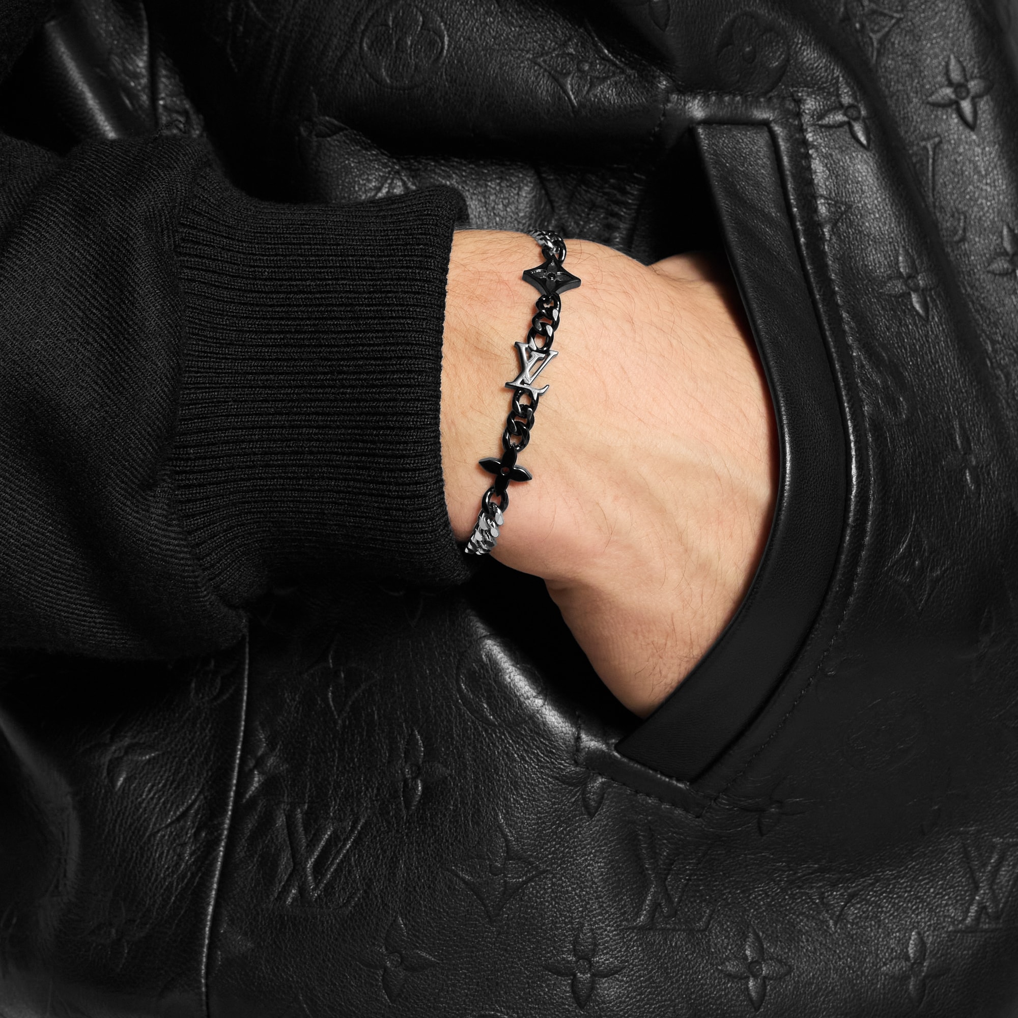 Monogram Row Bracelet S00 in Men