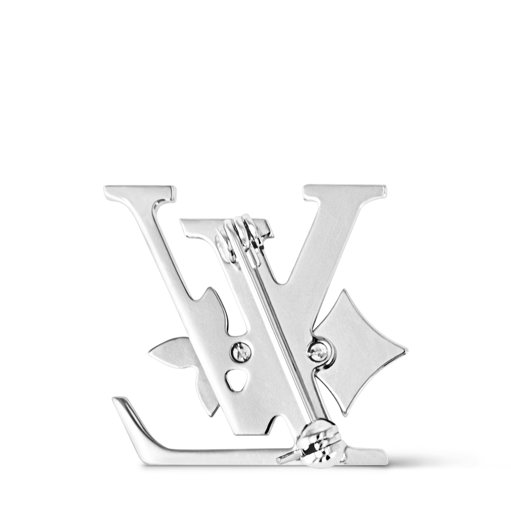 Monogram Row Brooch S00 in Men