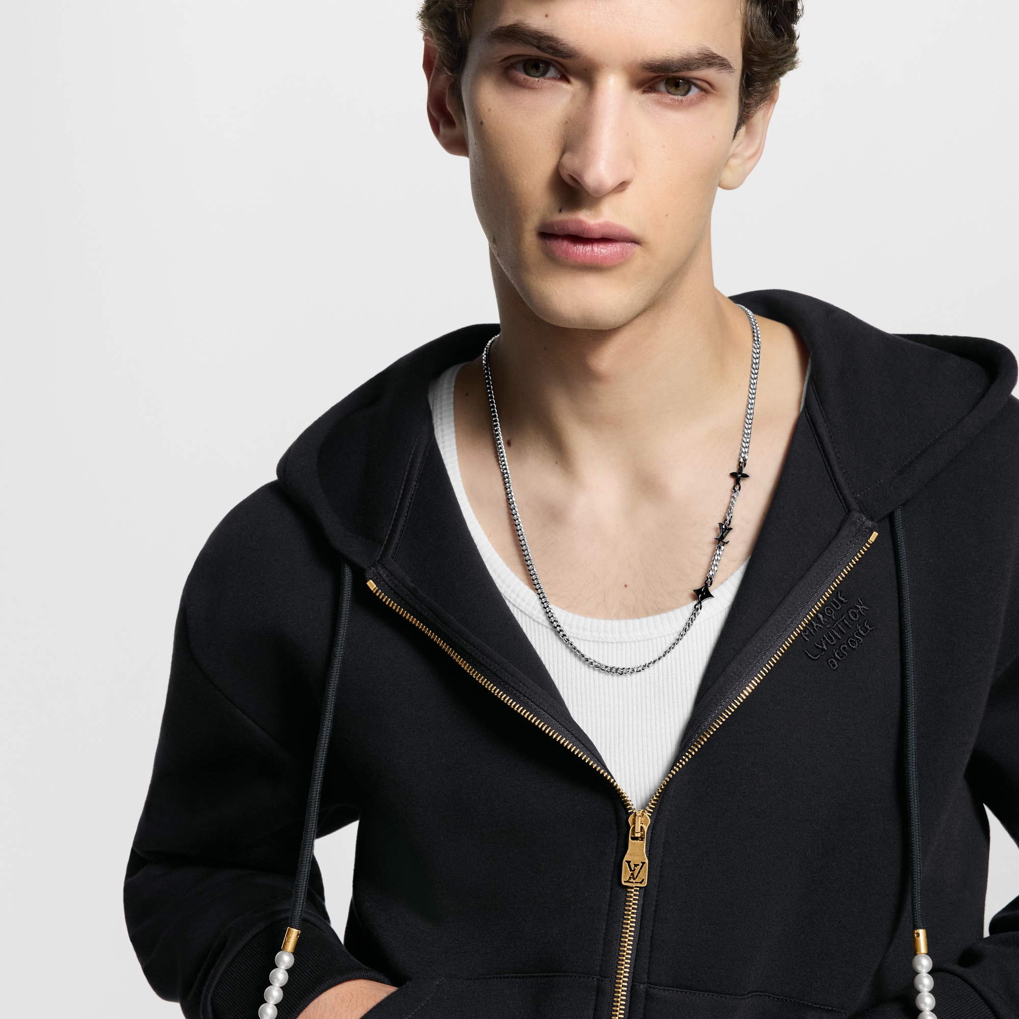 Monogram Row Necklace S00 in Men