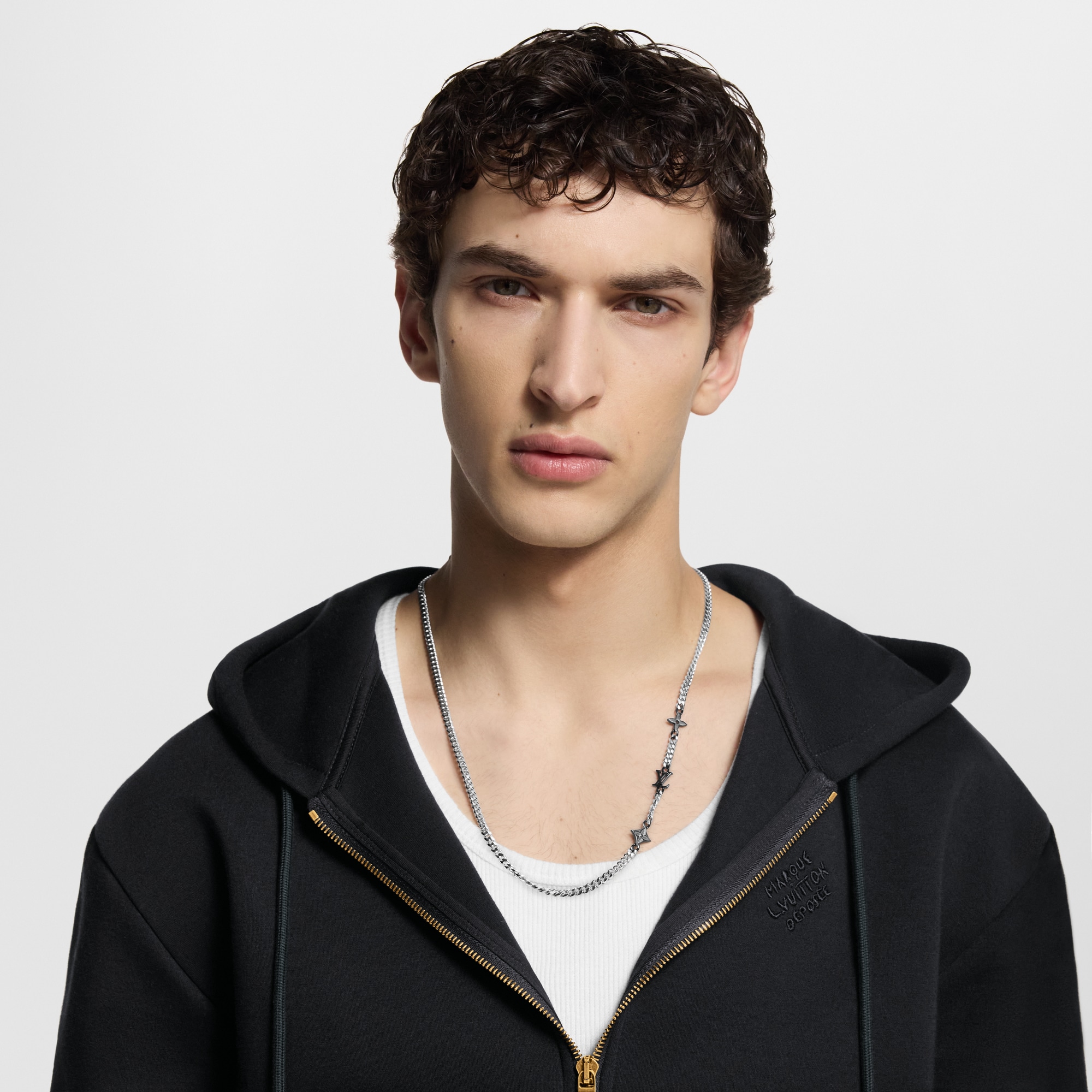 Monogram Row Necklace S00 in Men