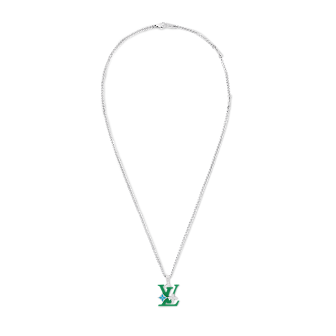 Monogram Row Pendant S00 in Men's Fashion Jewelry Necklaces and Pendants collections by Louis Vuitton (Product zoom)