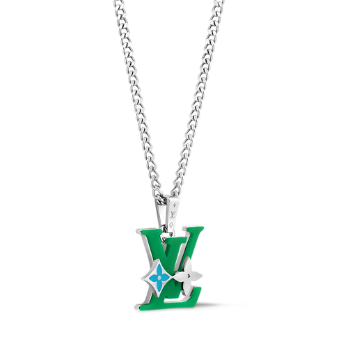 Monogram Row Pendant S00 in Men's Fashion Jewelry Necklaces and Pendants collections by Louis Vuitton (Product zoom)