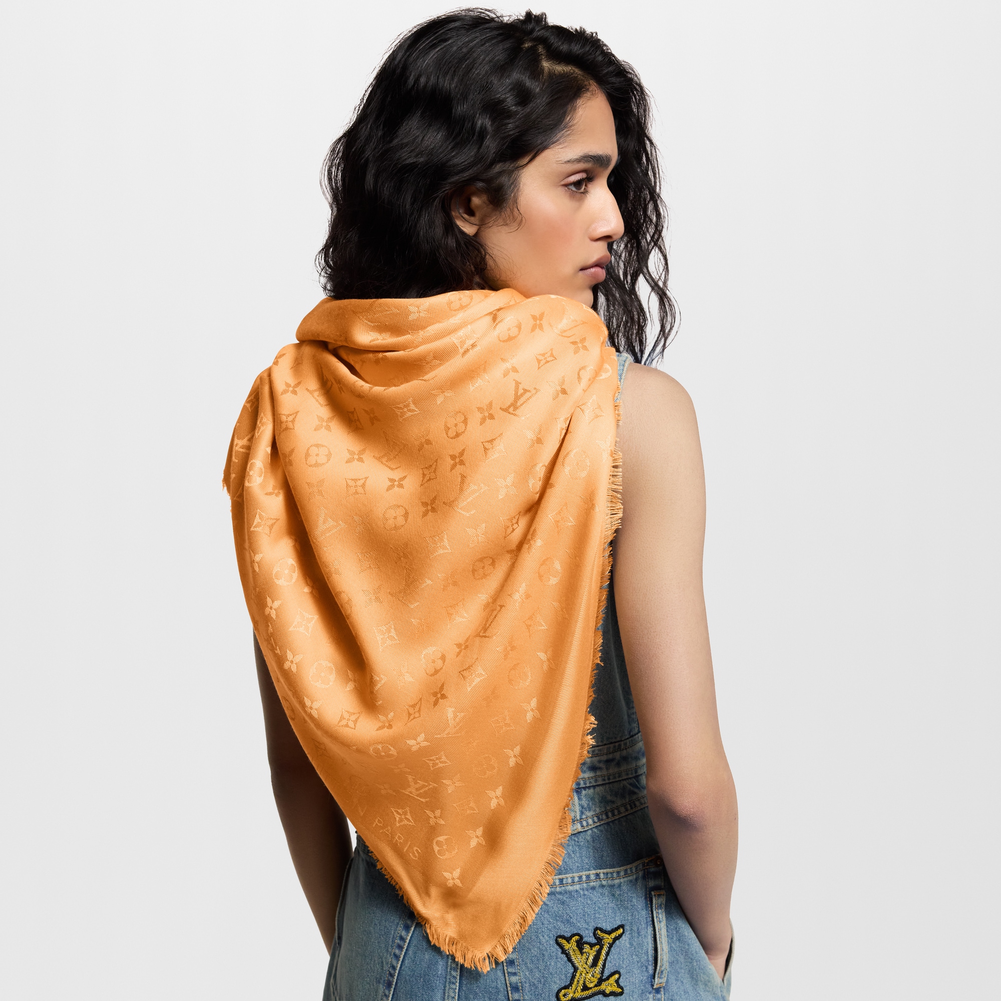 Monogram Shawl S00 in Women