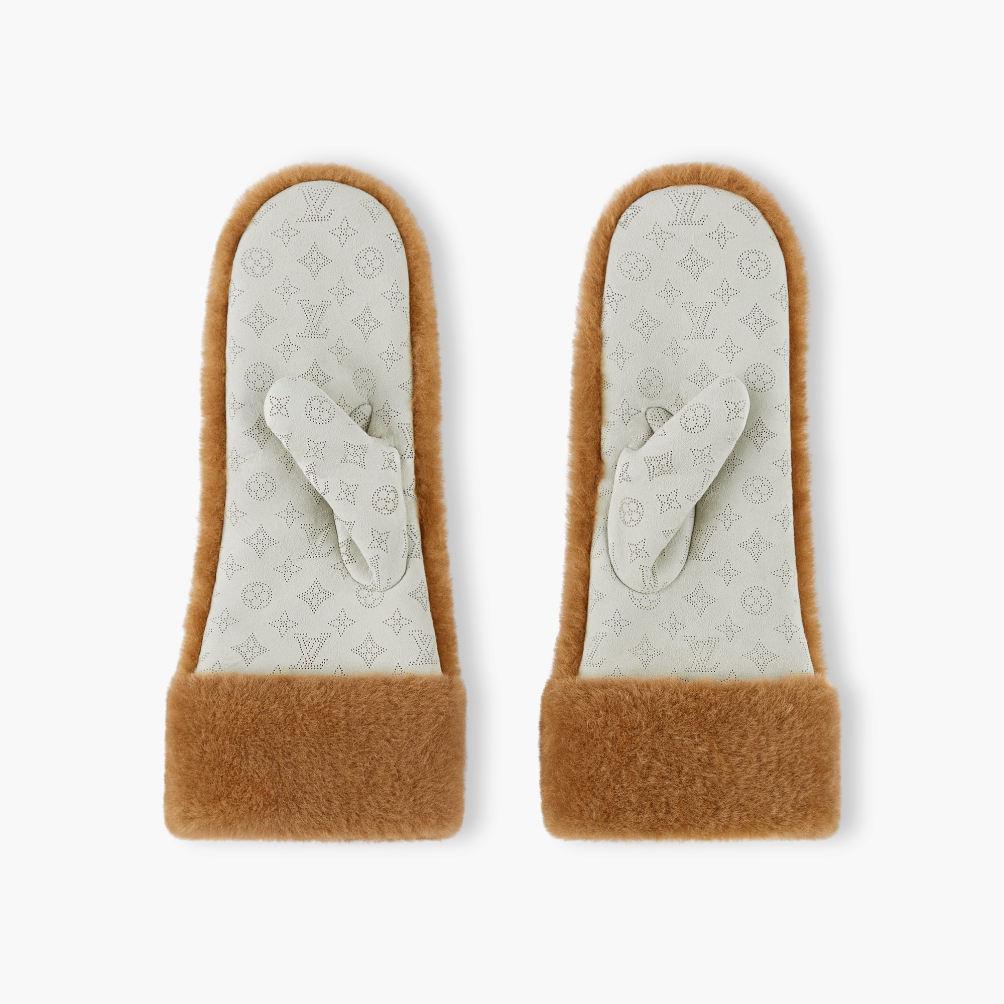 Monogram Shearling Mitts S00 Accessories LOUIS VUITTON