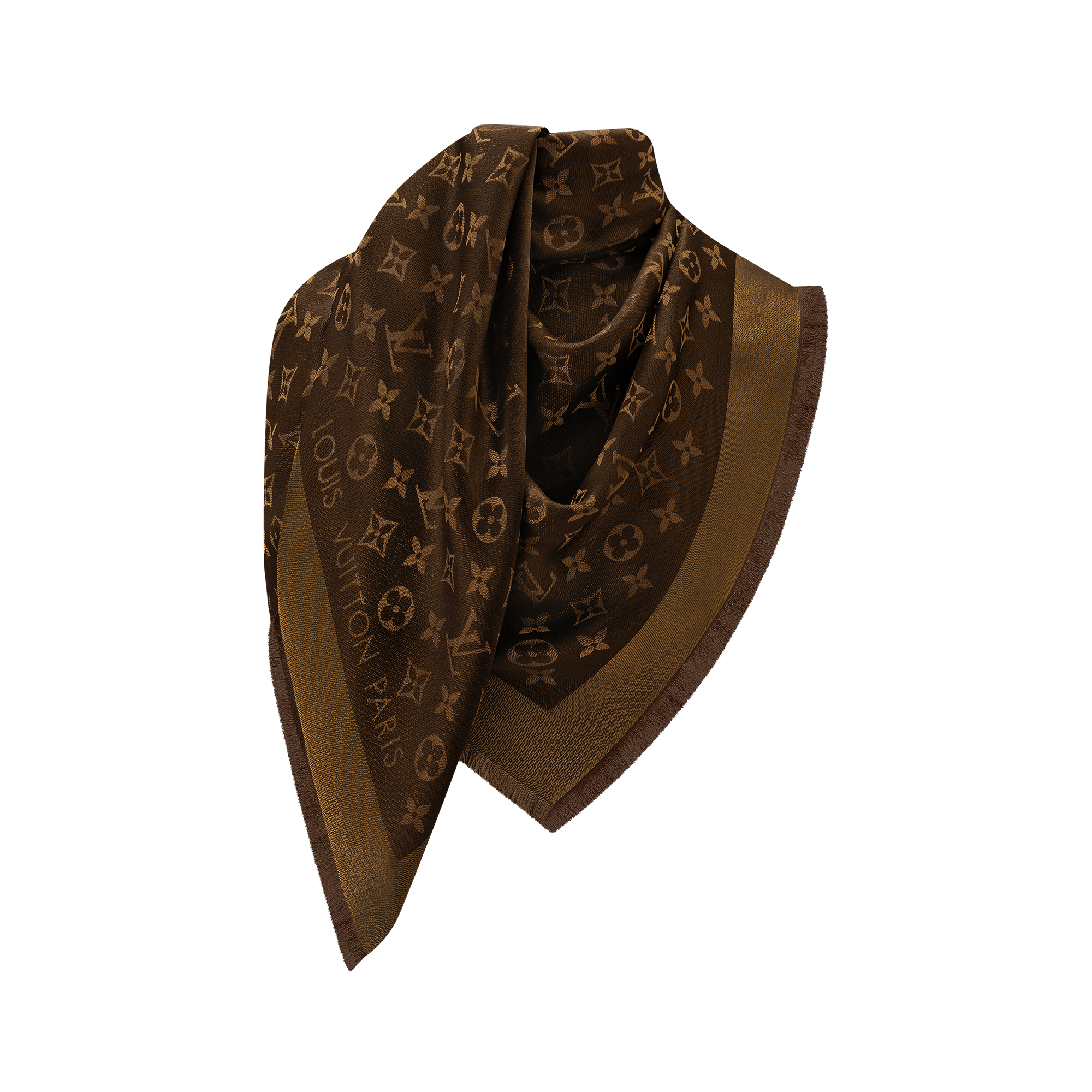 Monogram Shine Shawl S00 in Women