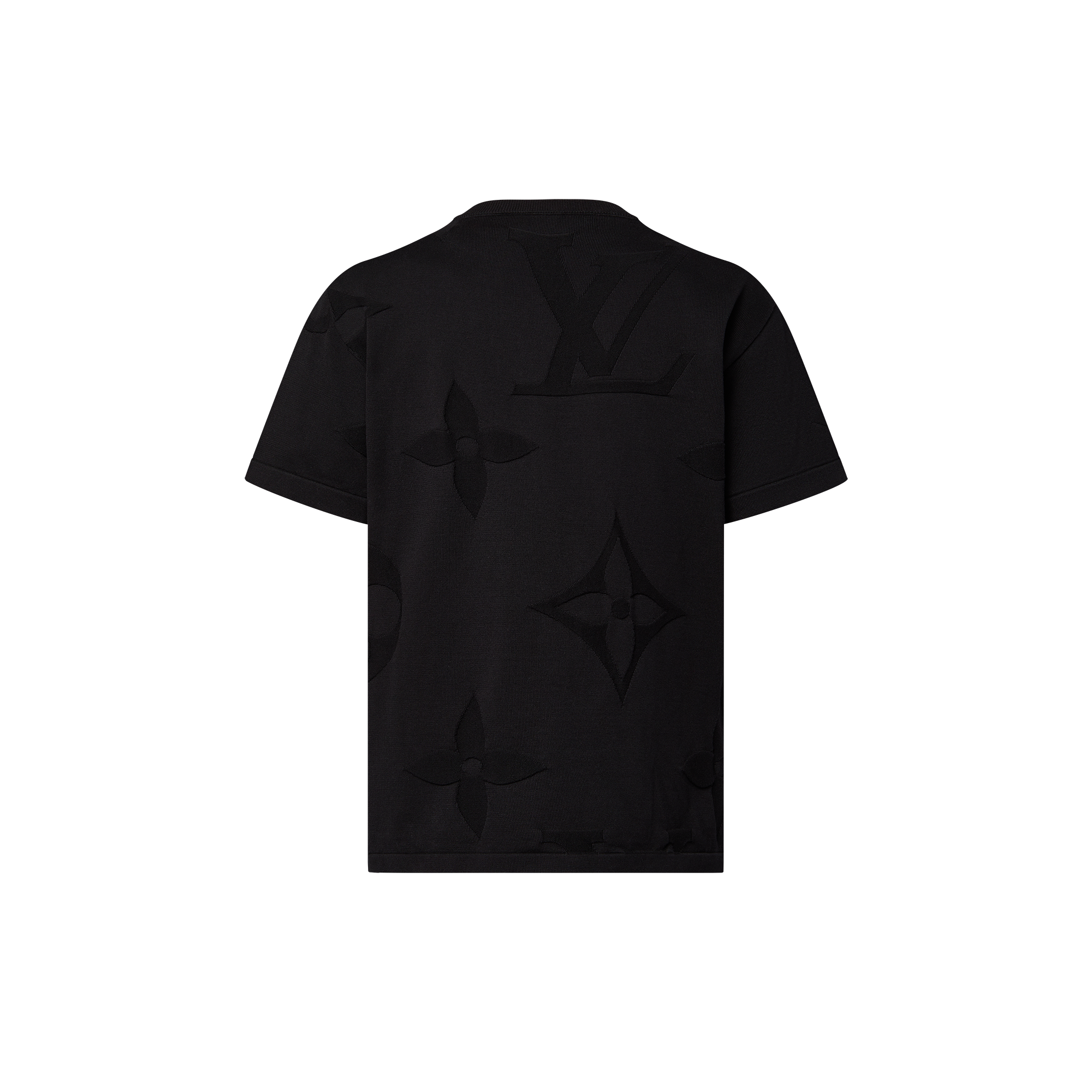 Monogram Short-Sleeved Cotton Crewneck  in Men
