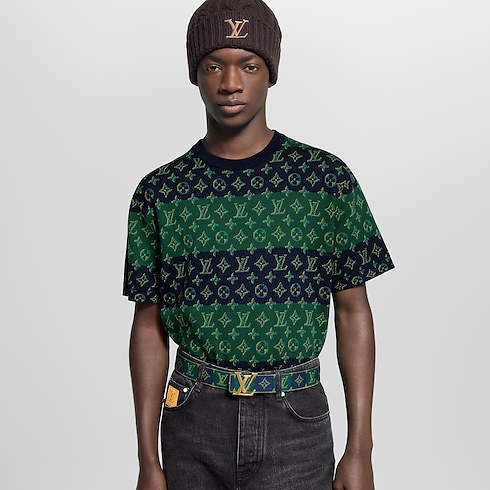 Monogram Short-Sleeved Crewneck in Men's Ready-to-Wear All Ready-to-Wear collections by Louis Vuitton (Product zoom)