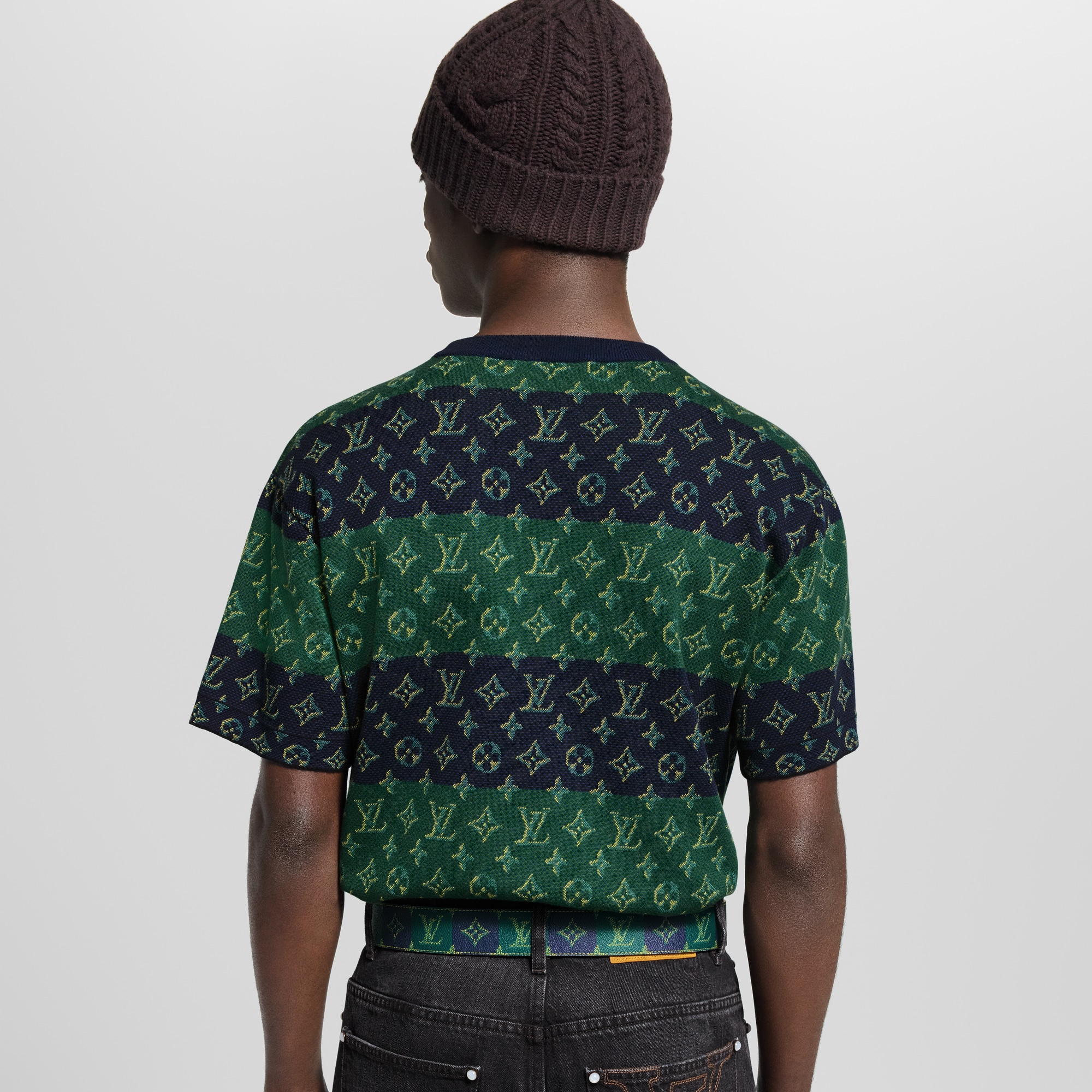 Monogram Short-Sleeved Crewneck  in Men