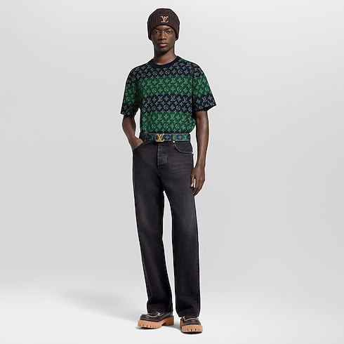Monogram Short-Sleeved Crewneck in Men's Ready-to-Wear All Ready-to-Wear collections by Louis Vuitton (Product zoom)