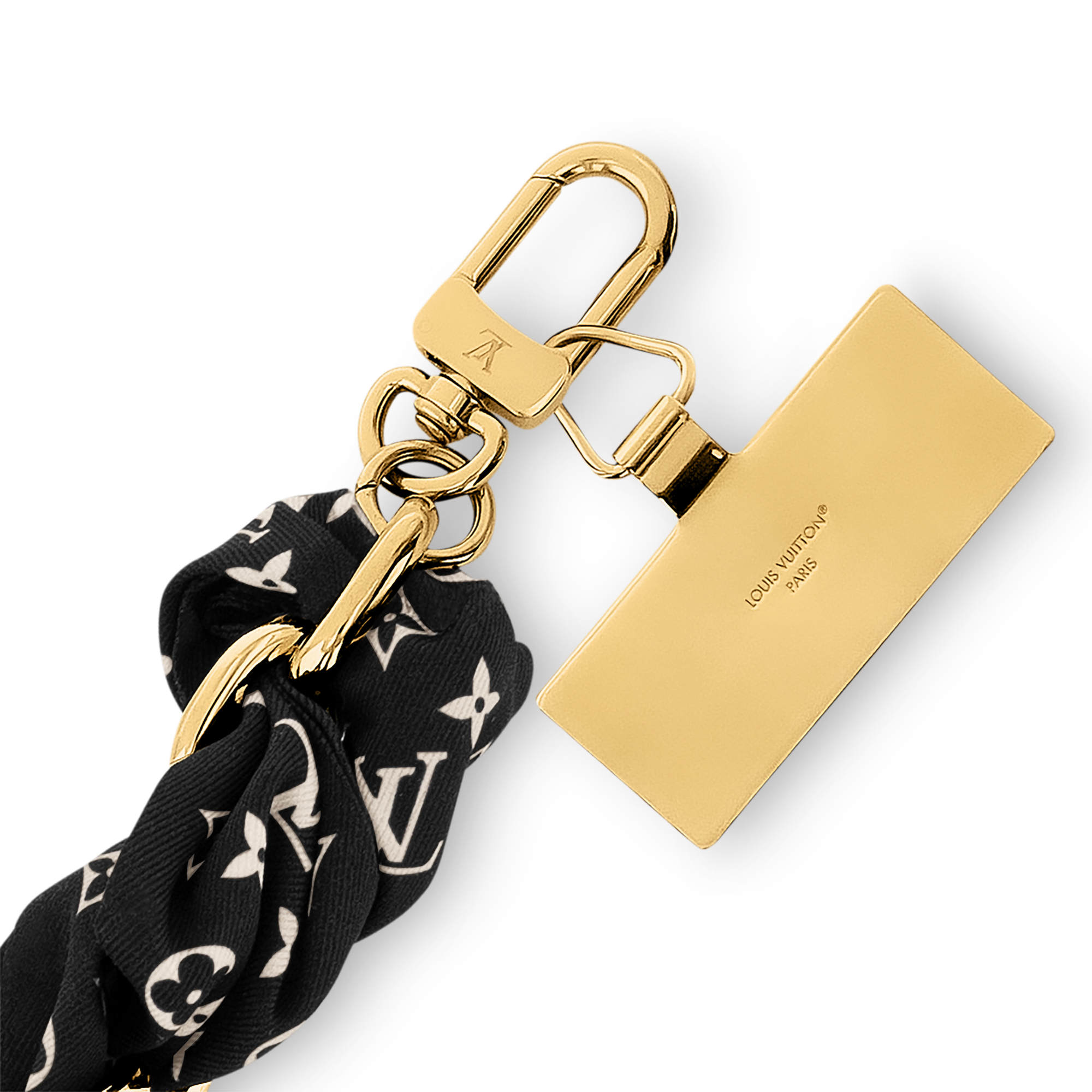 Monogram Silhouette Bag Charm And Phone Strap S00 in Women