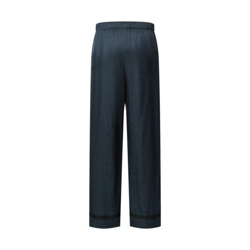 Monogram Silk Blend Pajama Pants in Men's Ready-to-Wear Trousers collections by Louis Vuitton (Product zoom)