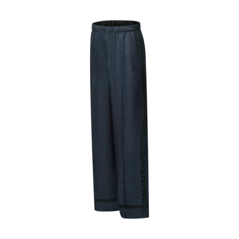 Monogram Silk Blend Pajama Pants in Men's Ready-to-Wear Trousers collections by Louis Vuitton (Product zoom)