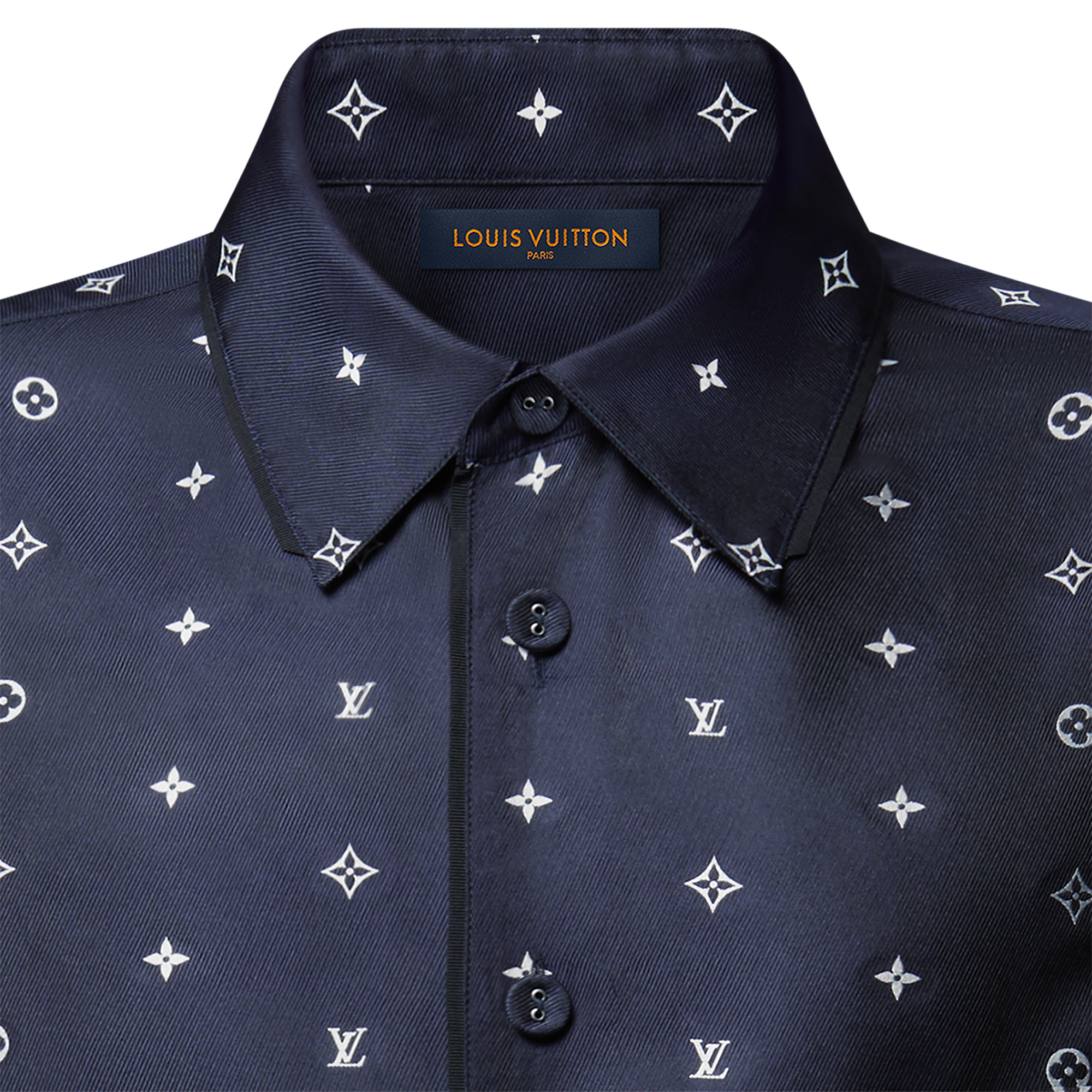 Monogram Silk Pajama Shirt   in Men