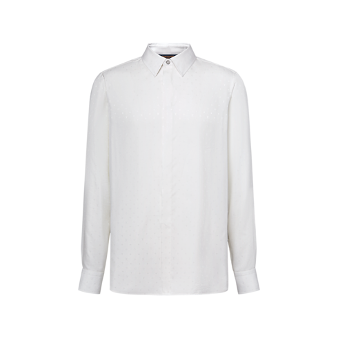 Monogram Silk Satin Long-Sleeved Shirt in Men's Ready-to-Wear Shirts collections by Louis Vuitton (Product zoom)