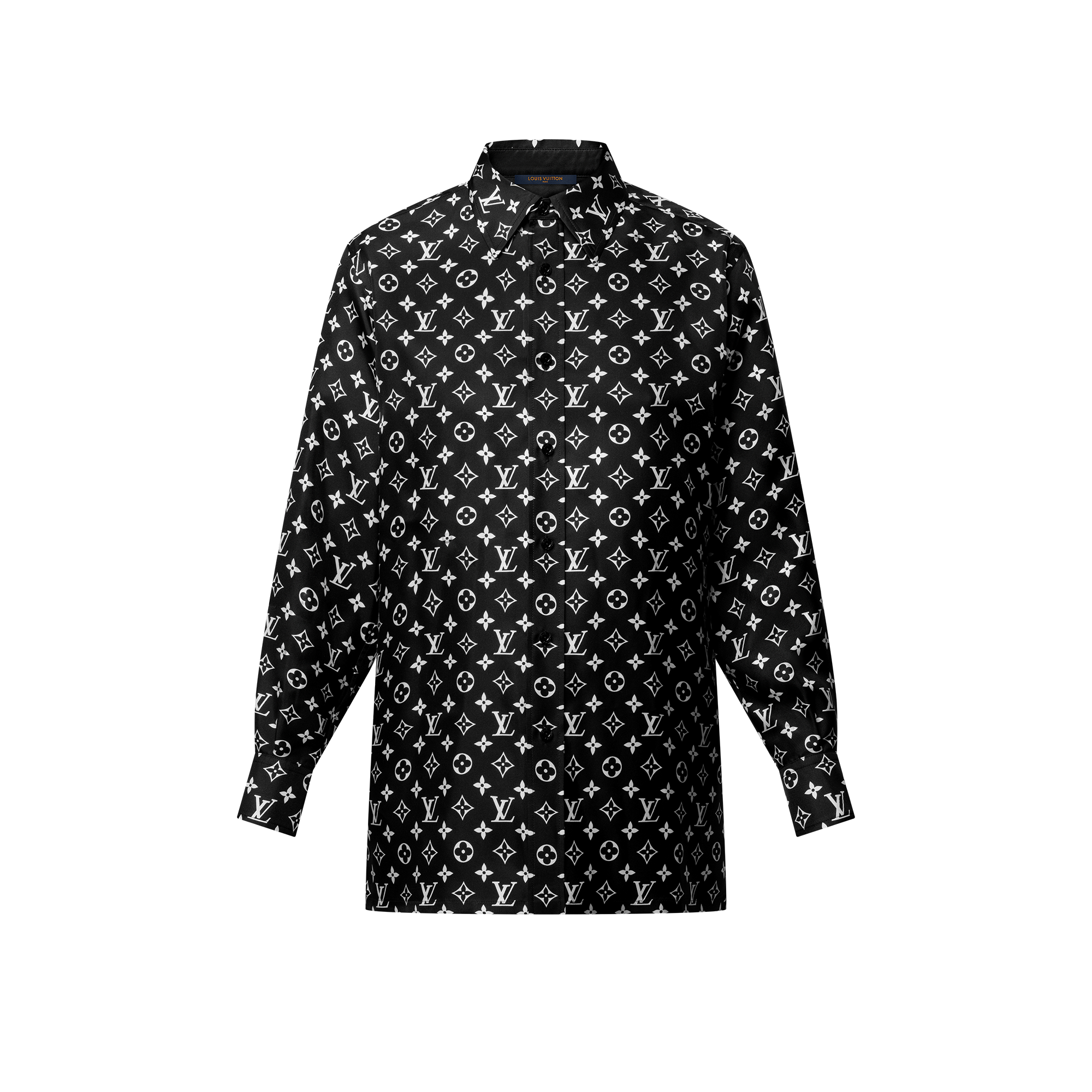 Monogram Silk Shirt  in Women