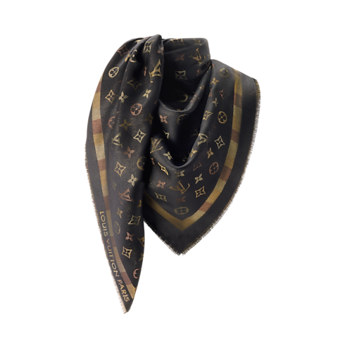 Monogram So Shine Shawl interior view
