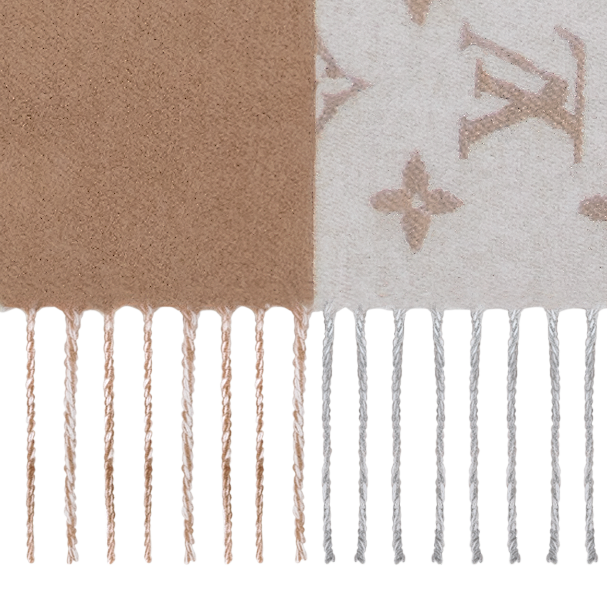 Monogram Split Scarf S00 in Men